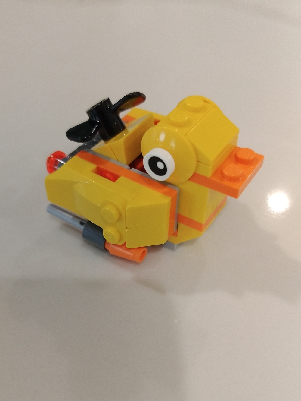 Lego rubber ducky penguin vehicle